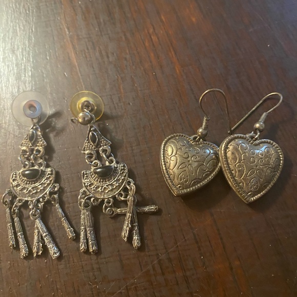 Vintage lot of earrings various styles - Picture 6 of 13